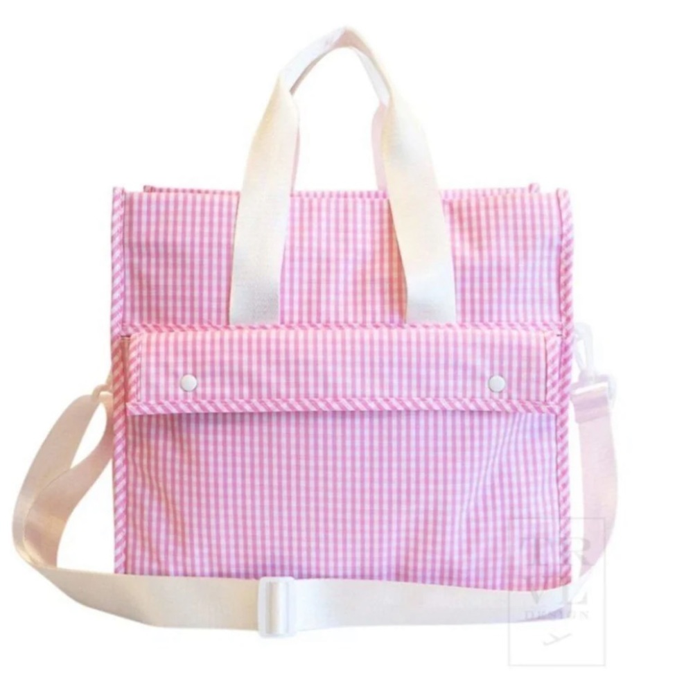 Pink Gingham NDLPT Carryall
